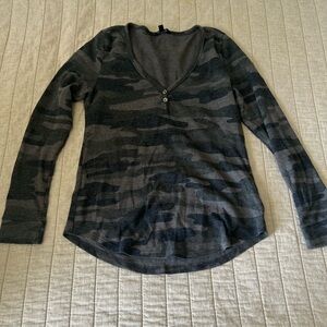 Lucky Brand Camo Thermal Long Sleeve
